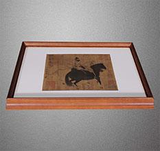 沁水书画装裱配框服务案例